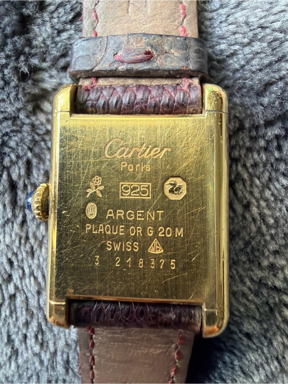 Must de Cartier Tank Watch — Gold Vermeil over 925 Sterling Silver |
Vintage - Picture 2 of 10